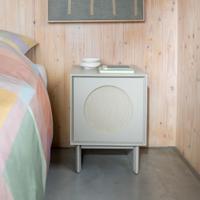 Zuiver Bijzettafel/Nachtkastje 'Twin' Acaciahout, 44 x 40cm - thumbnail