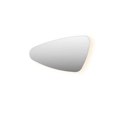 Spiegel Organisch INK SP23 100x60 cm Met Verlichting en Spiegelverwarming Links Mat Wit