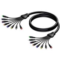 Procab REF8033 8x RCA male - 8x RCA male 5.00 meter - thumbnail