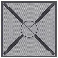 Tuintafel 50x50x72 cm staalgaas antracietkleurig - thumbnail