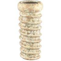 PTMD bloempot zero swirl crème hoog l 55 cm | 2 stuks - thumbnail