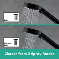 Hansgrohe Regendouche set Vernis Shape Showerpipe 230 1 Jet met Douchethermostaat Mat Zwart - thumbnail