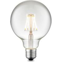 Edison Vintage LED filament lichtbron Globe - Helder - G95 Deco - Retro LED lamp - 9.5/9.5/13.5cm - geschikt voor E27 fitting - Dimbaar - 4W 440lm 3000K - warm wit licht - thumbnail