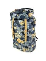 Premium backpack met trekkoord en klepsluiting Groen Camo Allover - thumbnail