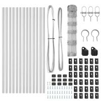 Weidehekwerk Zilver 25 x 0.8 m Gegalvaniseerd staal - thumbnail