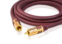 Oehlbach: NF Y-Sub 100 Subwooferkabel 1,0 meter - Rood - thumbnail