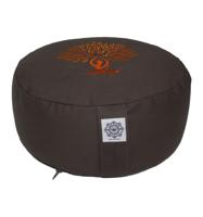 Green Tree Meditatiekussen grijs/oranje (1 st) - thumbnail