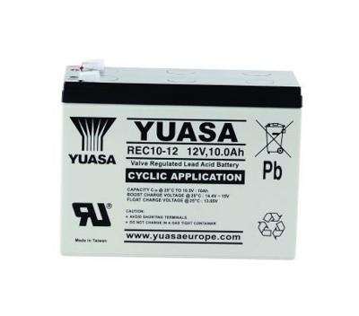 YUASA REC10 – 12 ventiel Regulated Lead Acid (VRLA) 10000 mAh 12 V accu oplaadbaar – accu (10000 mAh, ventiel Regulated Lead Acid (VRLA), 12 V, 1)