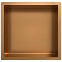 Wiesbaden Demis Inbouwnis 30x30x7 cm - Luxe Geborsteld Brons Koper RVS - thumbnail