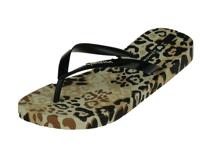 Ipanema I Love Safari teenslippers beige zwart - thumbnail