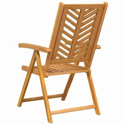 Tuinstoel 4 pcs Bruin 57 x 72 x 109 cm Massief Acaciahout