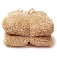 Teddy plaid latte 150x200 cm Unique Living - Unique living - thumbnail