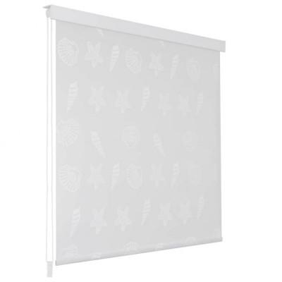 VidaXL Rolgordijn voor douche 80x240 cm zeester VidaXL Rolgordijn voor douche 80x240 cm zeester