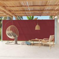 VidaXL Tuinscherm uittrekbaar 220x600 cm rood - thumbnail