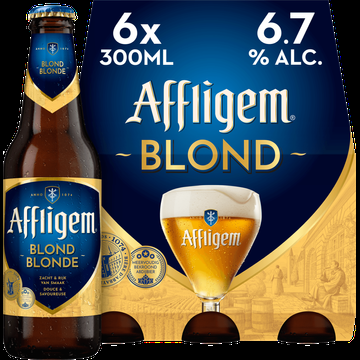 Affligem Blond Bier Fles 6 x 300ml bij Jumbo