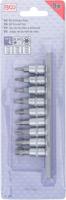 BGS technic Bit Insert Set 1/4" Torx T10 - T50 9 Pcs. - thumbnail