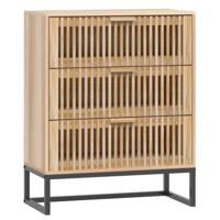 Dressoir 60x30x75 cm bewerkt hout - thumbnail