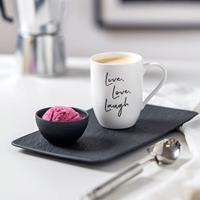 Villeroy & Boch Serveerschaal Manufacture Rock - Zwart - 35 x 18 cm - thumbnail