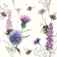 Ambiente pannenlap bumblebees meadow - thumbnail