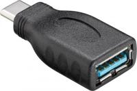 USB 3.2 GEN 1 (USB 3.0) Adapter - USB-C naar USB-A - 5Gbit/s - USB adapter - Zwart - thumbnail