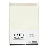 Creativ Company Kaarten en enveloppen off-white, 50 sets - thumbnail