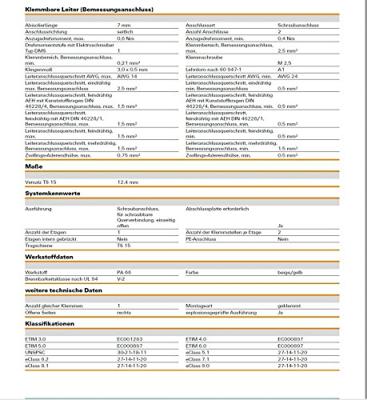 Weidmüller 0340460000 Doorgangsserieklem Schroeven Beige, Geel 100 stuk(s)