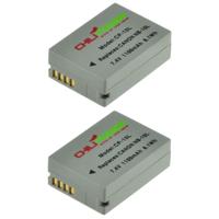 ChiliPower NB-10L accu voor Canon - 1100mAh - 2-Pack - thumbnail