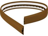 TRU COMPONENTS Kabelbrug 1570429 PVC Bruin Aantal kanalen: 1 1800 mm Inhoud: 1.8 m - thumbnail