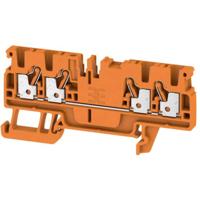 Weidmüller 1521720000 Doorgangsklem 5.1 mm Spanveer Oranje 100 stuk(s) - thumbnail