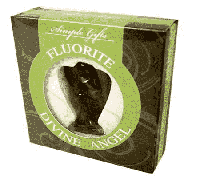 Edelsteen Engel Fluoriet in Cadeauverpakking (50 mm) - thumbnail