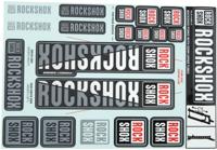 ROCKSHOX decor set decal set white - thumbnail