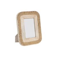 Fotolijsten Home ESPRIT Bruin Kristal Touw Mangohout Natuurlijk Cottage - thumbnail
