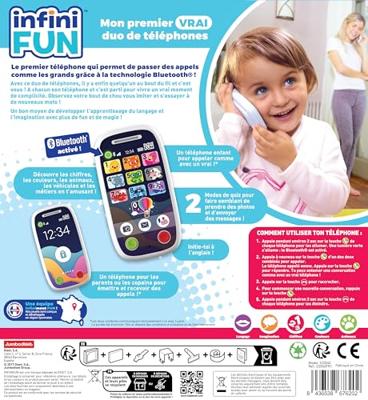 Speelgoedtelefoons - KD - Mijn eerste telefoonduo - Realistische communicatie en leercijfers en kleuren