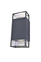 Lutec Aluminium wandlampRidge antraciet - 5107101118 - thumbnail