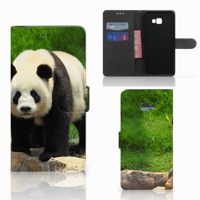 Samsung Galaxy J4 Plus (2018) Telefoonhoesje met Pasjes Panda - thumbnail