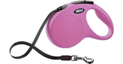 Hondenriem Flexi NEW CLASSIC 5m Roze Maat M