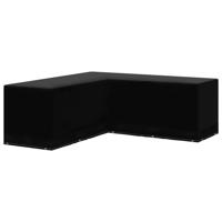 Tuinmeubelhoes L-vormig 12 oogjes 250x250x90 cm - thumbnail