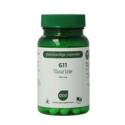 611 Taurine 500mg 60 Vegetarische capsules 611 Taurine 500mg 60 Vegetarische capsules
