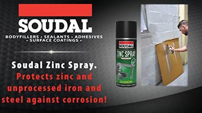Soudal Alu Zinc Spray Acrylic | 400 ml - 154608