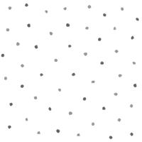 Dutch Wallcoverings Joy - Stippen - Wit/Zwart/Grijs - thumbnail