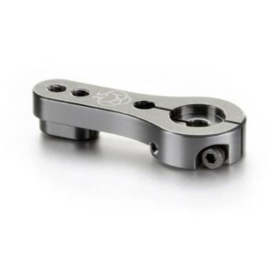 Absima - Aluminium servo hevel enkel, 35mm, Futaba (25T) - Gun Metal (2030035)