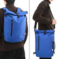 VidaXL Fietstas blauw 31 x 13 x 58 cm polyester - thumbnail
