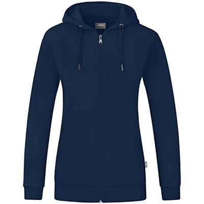 JAKO C6820D Jas Met Kap Organic Dames - Marine - 46