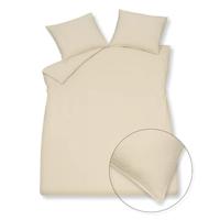 Vandyck Vandyck Washed Cotton Dekbedovertrek Cream Tan 200x200/220 - thumbnail
