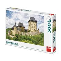 DinoToys Dino puzzel - kasteel karlstejn in tsjechië - 500 stukjes - thumbnail