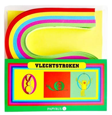 Vlechtstroken Kreatief 1.5x48cm assorti 200 stuks