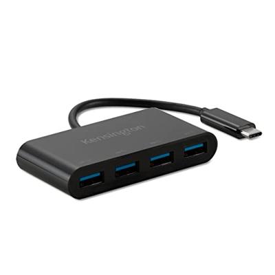Kensington K33616WW USB-C (USB 3.2 Gen 2) multiport hub 4 poorten Zwart