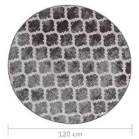 Vloerkleed wasbaar anti-slip 120 cm meerkleurig - thumbnail