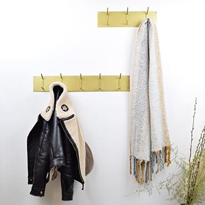 Urban Interiors Kapstok 'Factory' Met 6 haken, kleur Goud