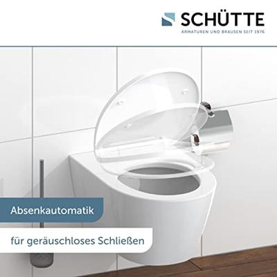 Toiletbril Schutte Lupos Softclose en LED-nachtverlichting Wit Schutte Toiletbril Schutte Lupos Softclose en LED-nachtverlichting Wit Schutte